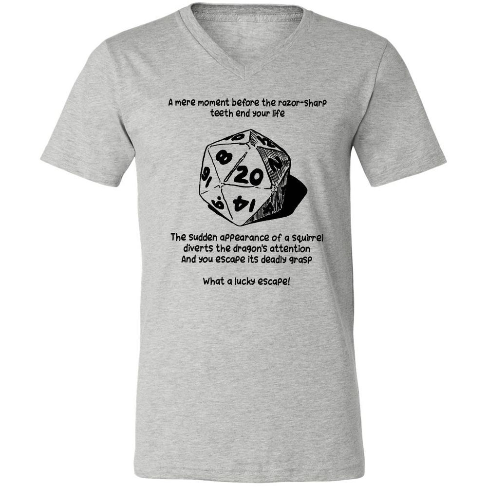 Unisex V-Neck T-Shirt - P1WHDFJJ - Athletic Heather - 7