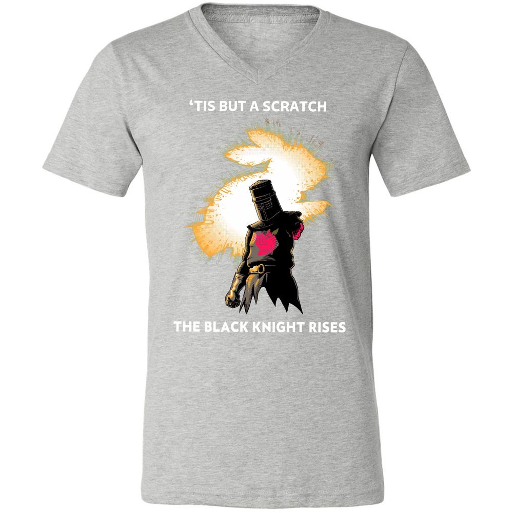 Unisex V-Neck T-Shirt - 1LRUG687 - Athletic Heather - 7