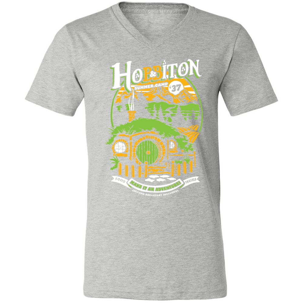 Unisex V-Neck T-Shirt - F7FURN7Q - Athletic Heather - 7