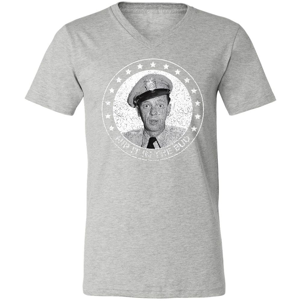 Unisex V-Neck T-Shirt - 43ZLWBS7 - Athletic Heather - 7