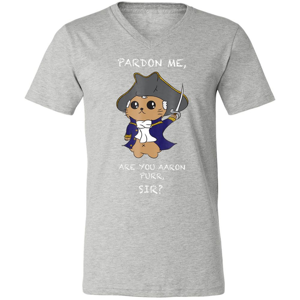 Unisex V-Neck T-Shirt - 1KCKLWAA - Athletic Heather - 7