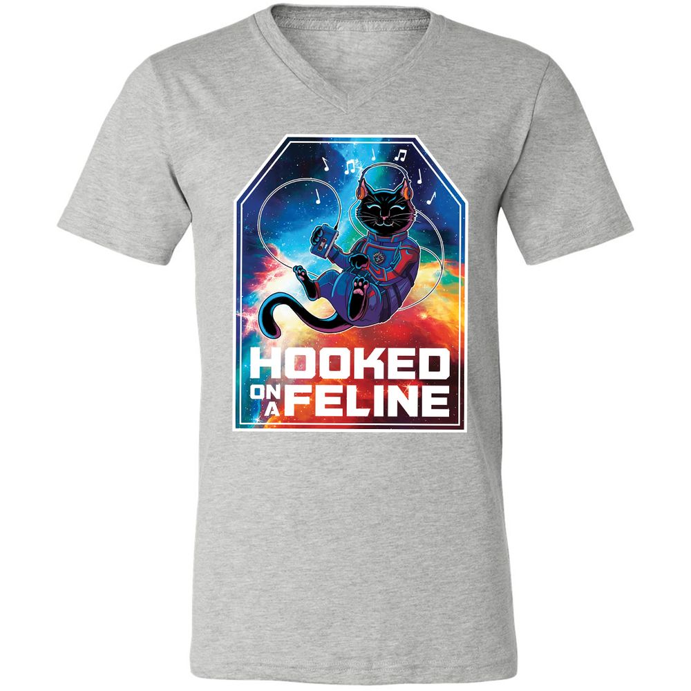 Unisex V-Neck T-Shirt - JFM3JBN1 - Athletic Heather - 7