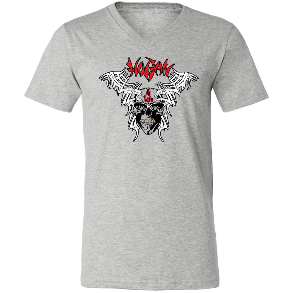 Unisex V-Neck T-Shirt - QKHZQ6EX - Athletic Heather - 7