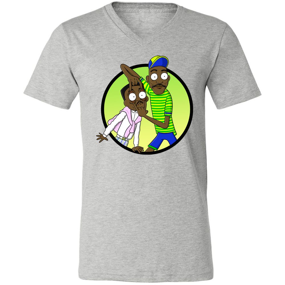 Unisex V-Neck T-Shirt - R871CSAD - Athletic Heather - 7