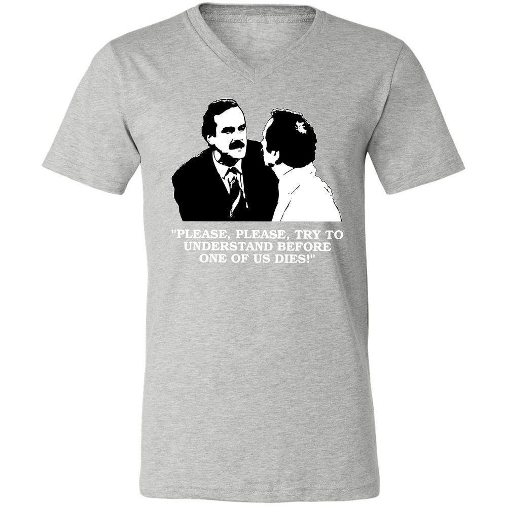Unisex V-Neck T-Shirt - C82D5U26 - Athletic Heather - 7