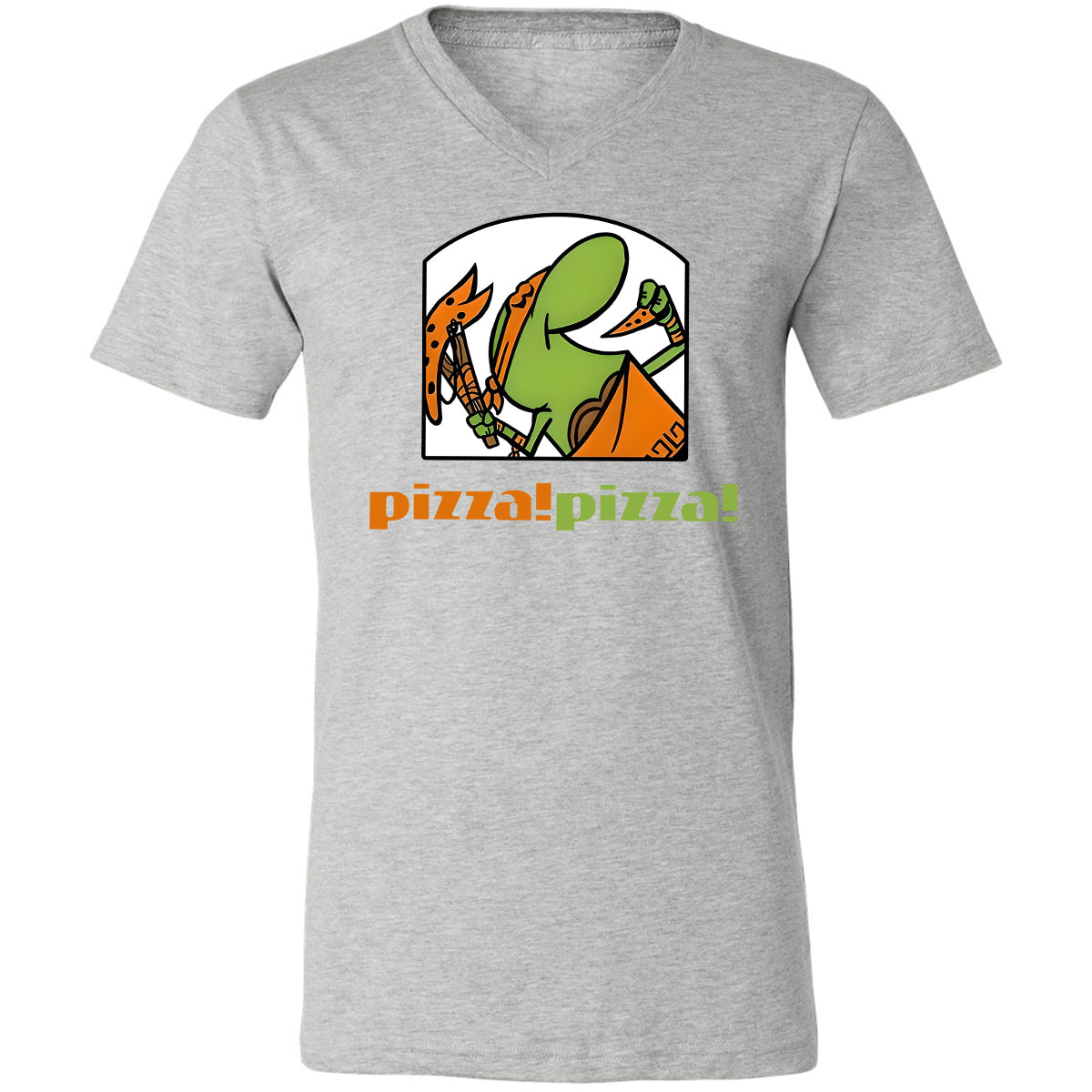 Unisex V-Neck T-Shirt - 4CGK8SSF - Athletic Heather - 7
