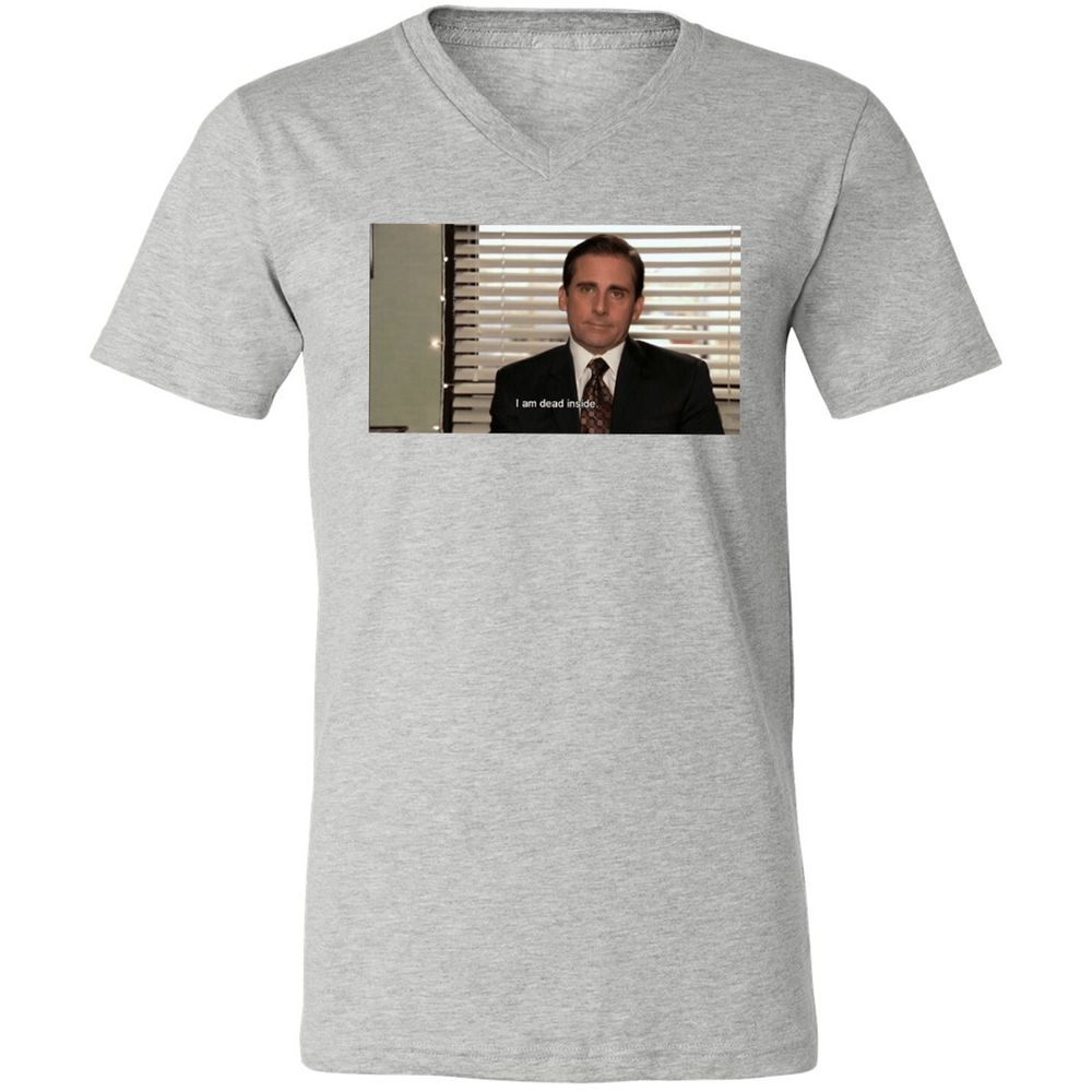 Unisex V-Neck T-Shirt - LGGE21SV - Athletic Heather - 7