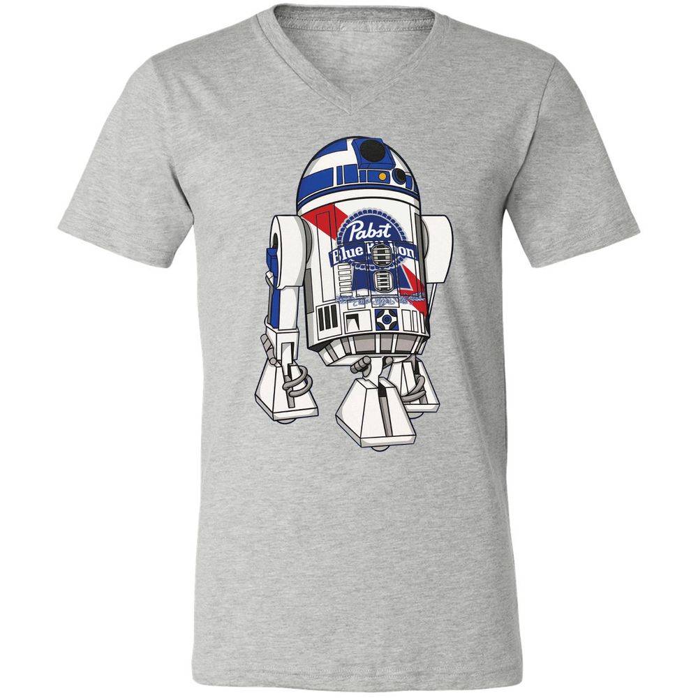 Unisex V-Neck T-Shirt - P7GZ5L2F - Athletic Heather - 7