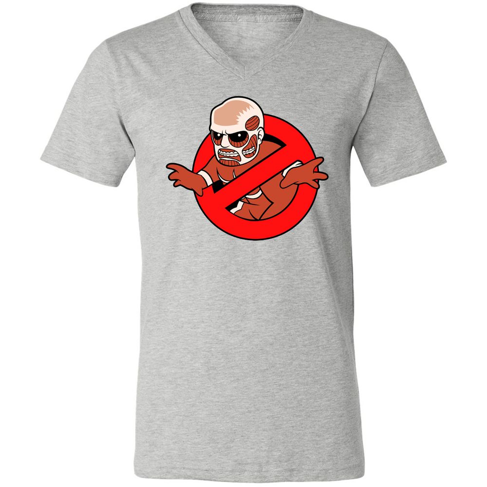 Unisex V-Neck T-Shirt - M5MQYZ7T - Athletic Heather - 7