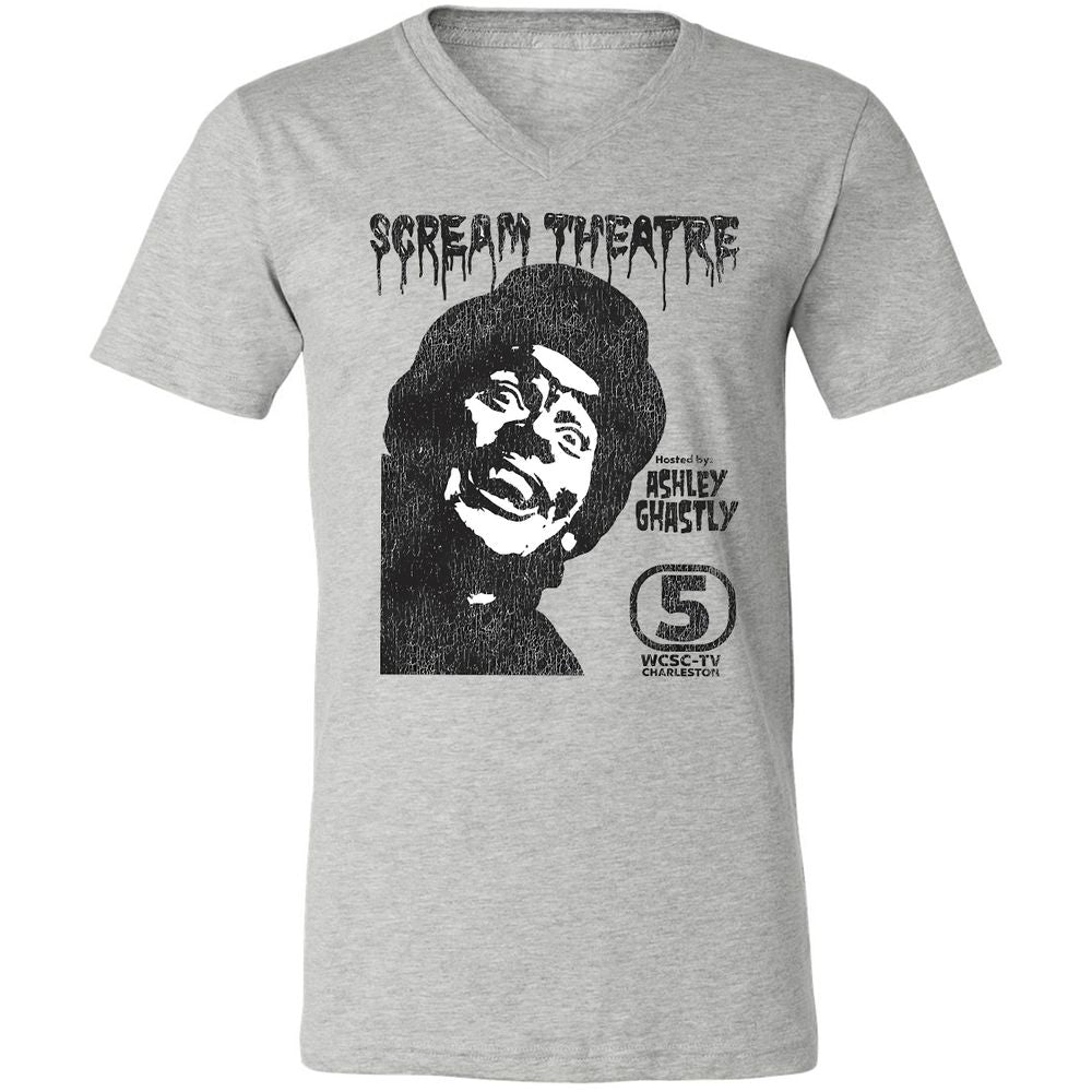 Unisex V-Neck T-Shirt - WMJN9KVP - Athletic Heather - 7