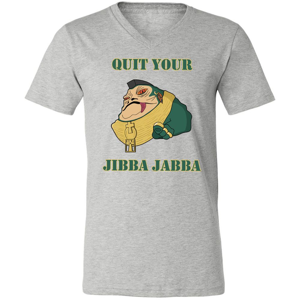 Unisex V-Neck T-Shirt - VLTF39YF - Athletic Heather - 7