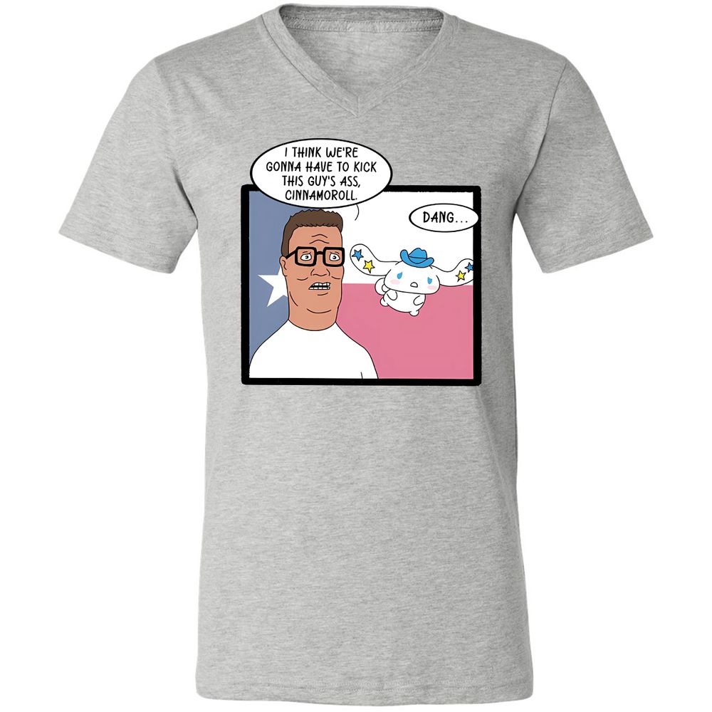 Unisex V-Neck T-Shirt - 78JRJWKD - Athletic Heather - 7