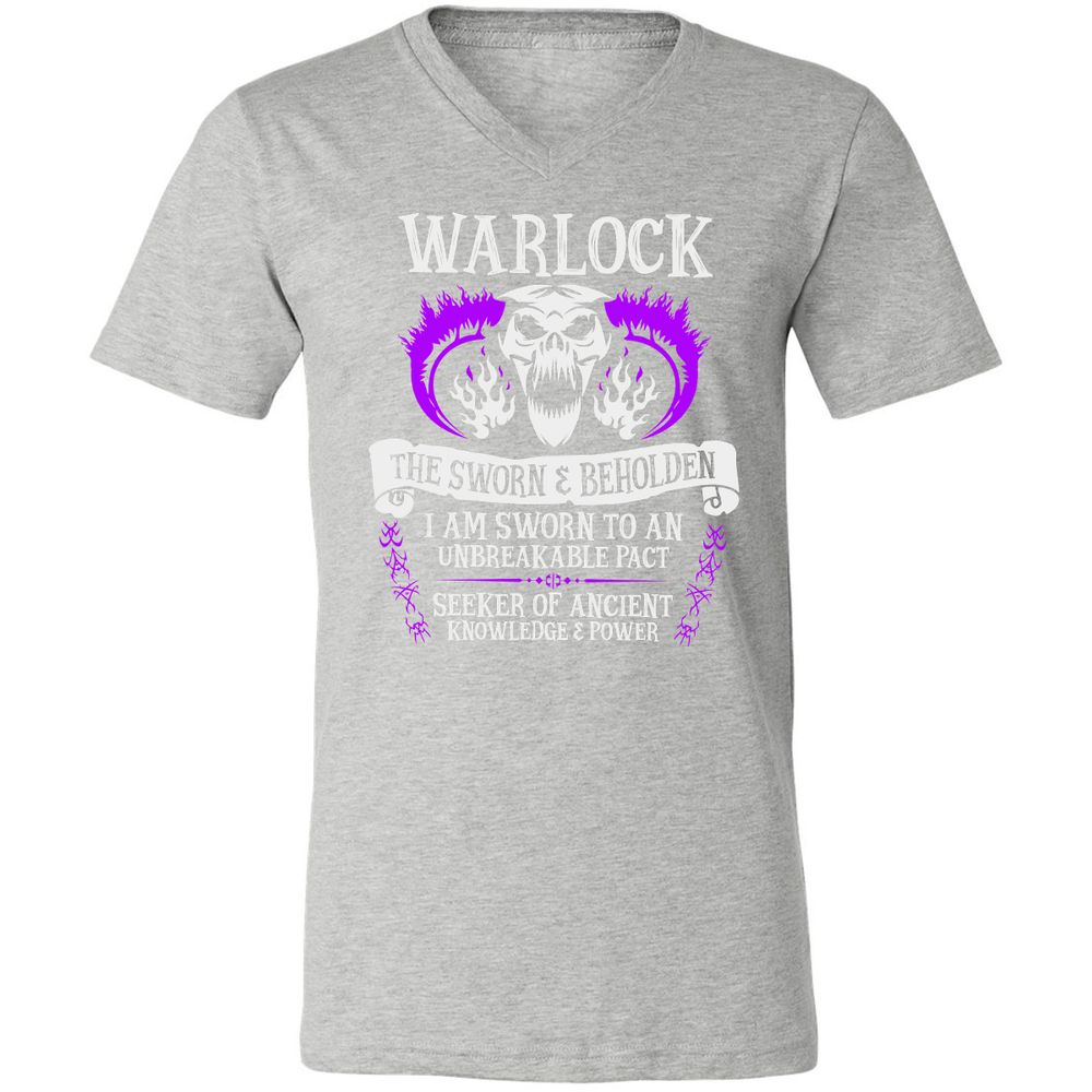 Unisex V-Neck T-Shirt - SXWRUK5D - Athletic Heather - 7