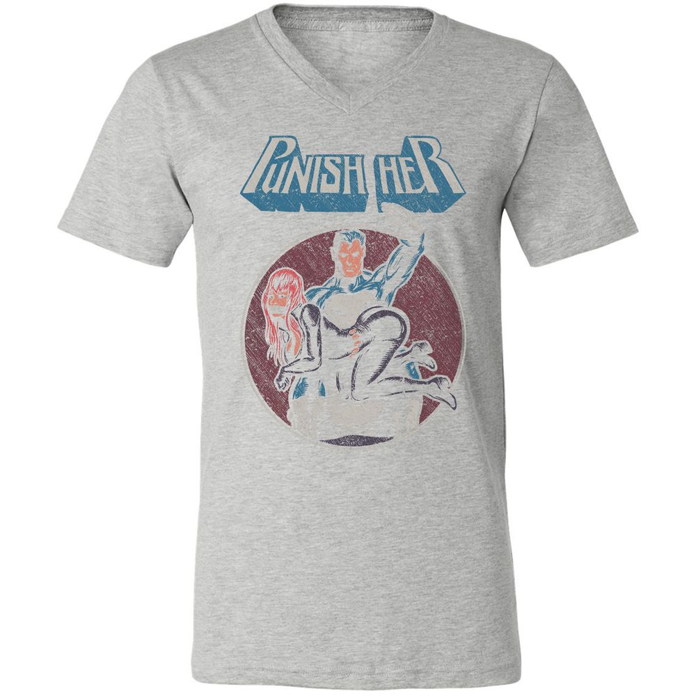 Unisex V-Neck T-Shirt - RTK27H64 - Athletic Heather - 7