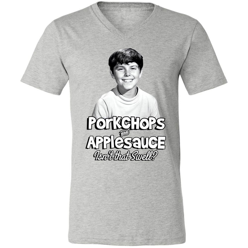 Unisex V-Neck T-Shirt - TUWFZDKK - Athletic Heather - 7