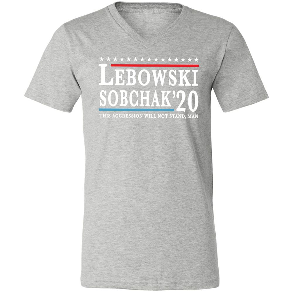 Unisex V-Neck T-Shirt - MV4JAR2U - Athletic Heather - 7