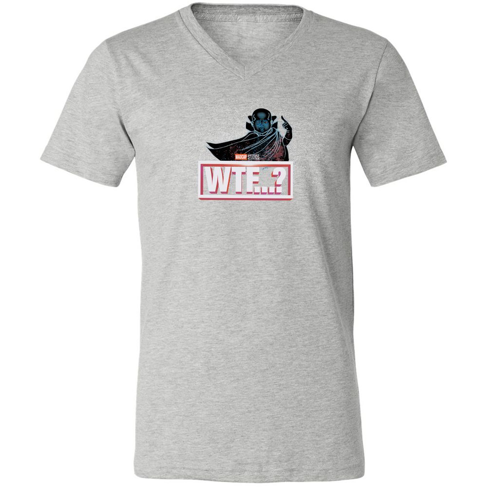 Unisex V-Neck T-Shirt - 775L3Q9J - Athletic Heather - 7