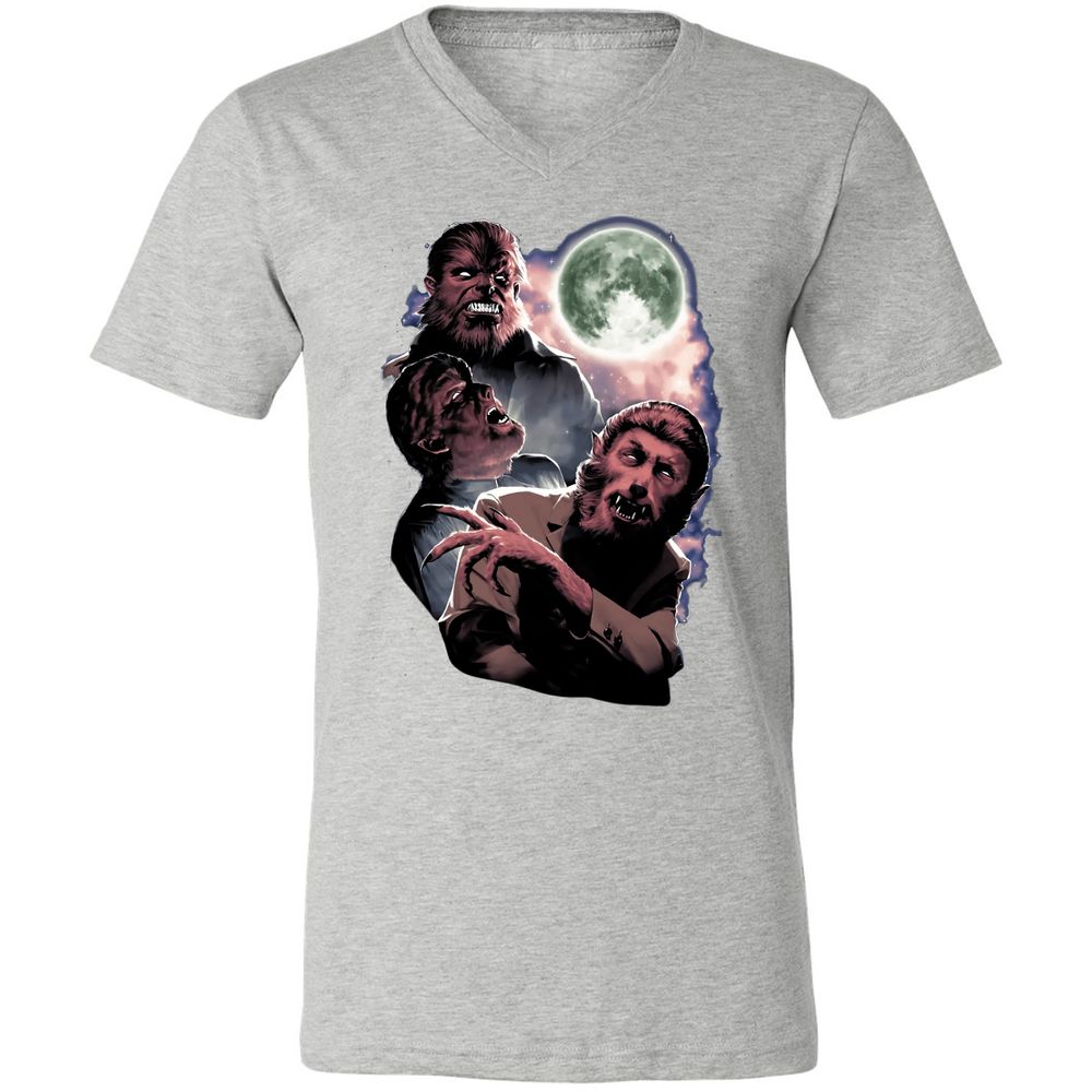 Unisex V-Neck T-Shirt - L399LW31 - Athletic Heather - 7