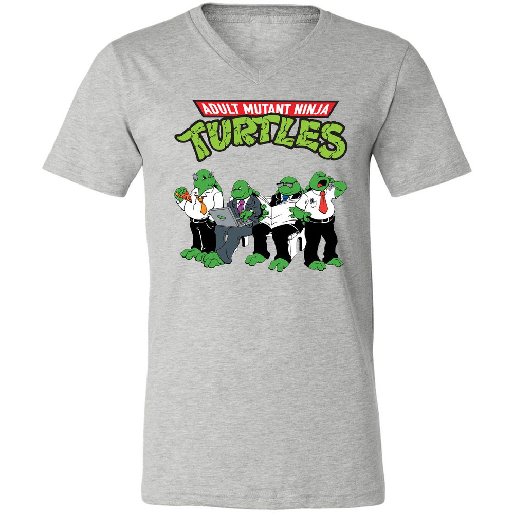 Unisex V-Neck T-Shirt - YFGN3HLW - Athletic Heather - 7