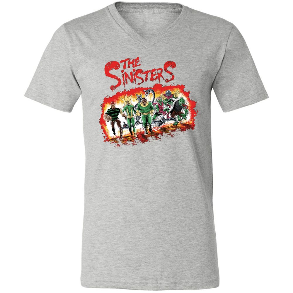 Unisex V-Neck T-Shirt - 3PXC7BVT - Athletic Heather - 7