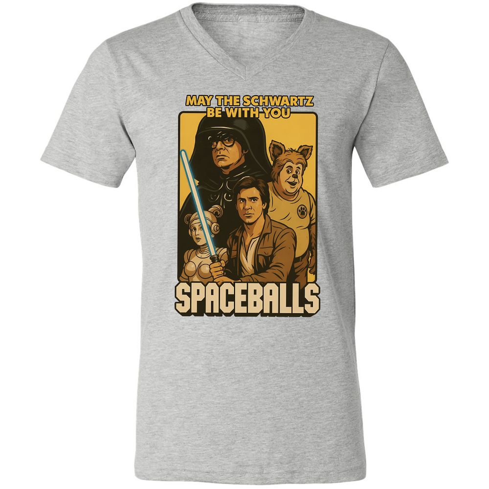 May the Schwartz Be With You - Athletic Heather - 7