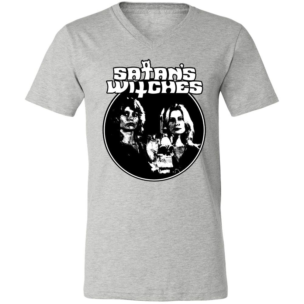 Unisex V-Neck T-Shirt - ZT5M5KW8 - Athletic Heather - 7