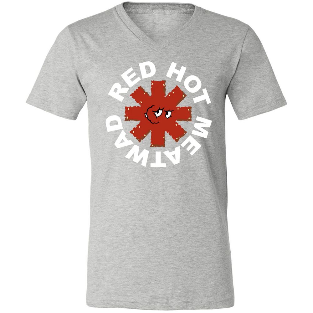 Unisex V-Neck T-Shirt - Z9ZL6VYN - Athletic Heather - 7