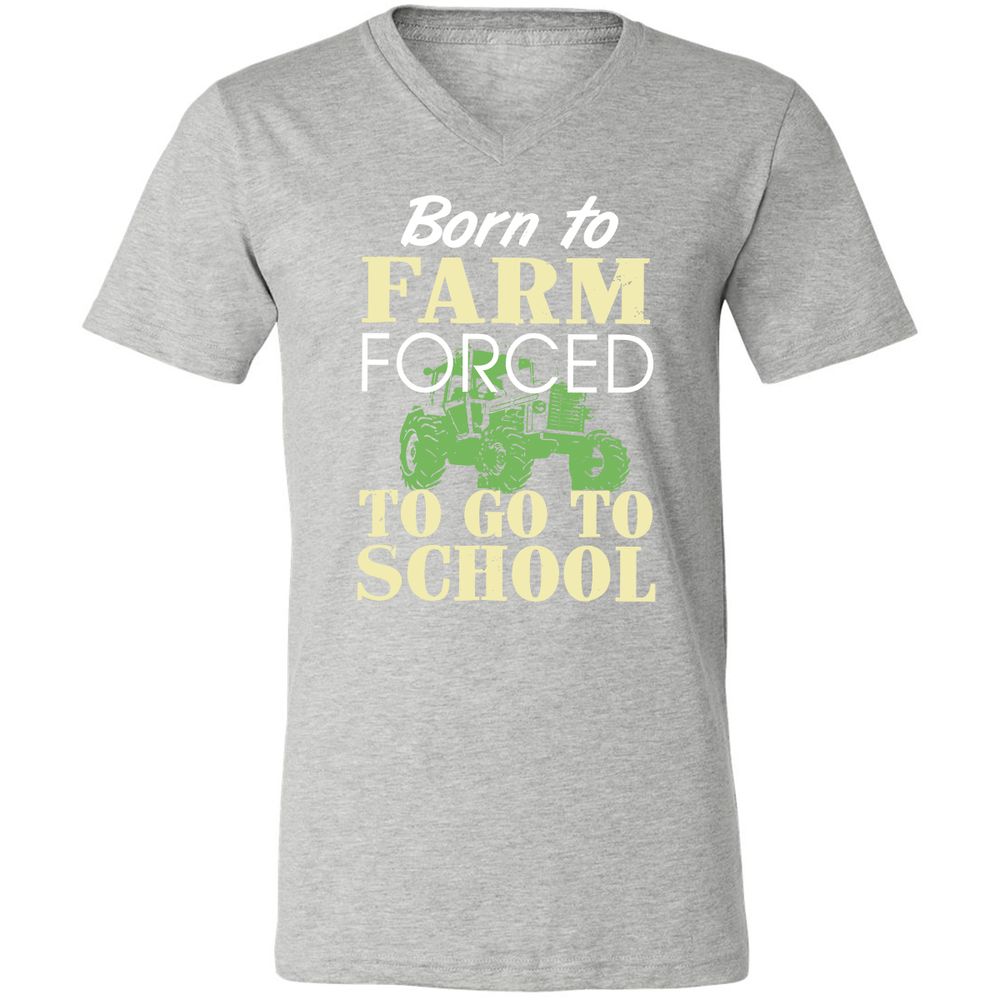 Unisex V-Neck T-Shirt - Z6YABT49 - Athletic Heather - 7