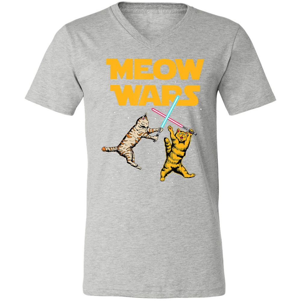 Unisex V-Neck T-Shirt - 2Z96QF1T - Athletic Heather - 7