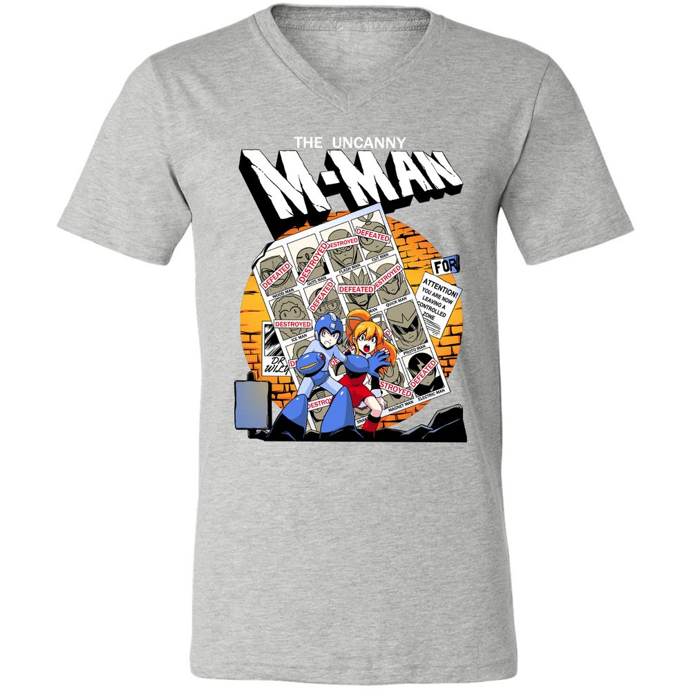 Unisex V-Neck T-Shirt - CC57RJ6V - Athletic Heather - 7
