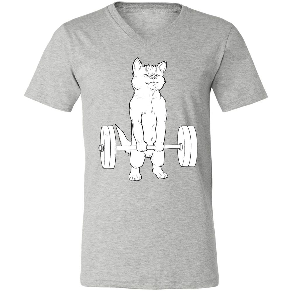 Unisex V-Neck T-Shirt - WE91CHCZ - Athletic Heather - 7