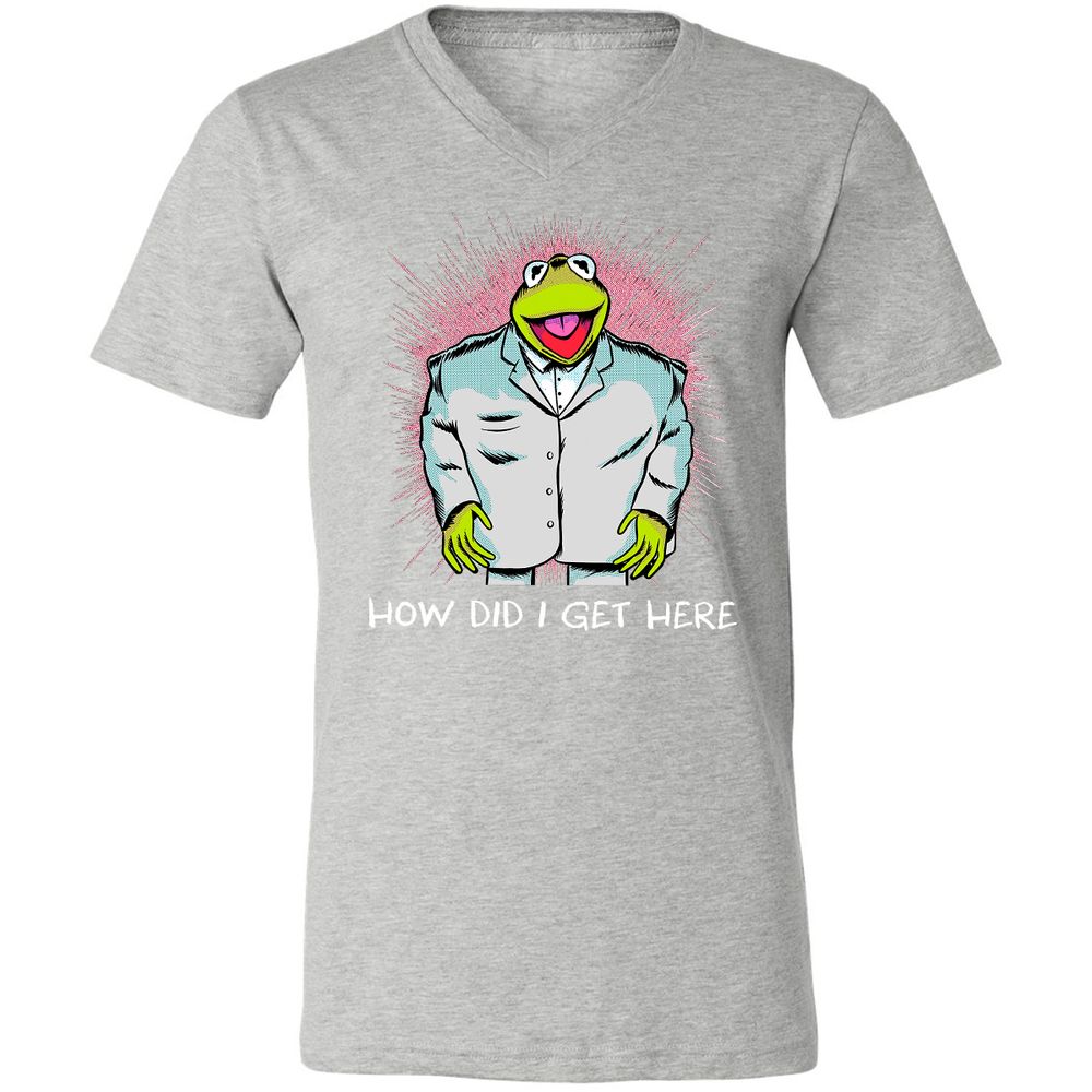 Unisex V-Neck T-Shirt - RMLZ74XY - Athletic Heather - 7