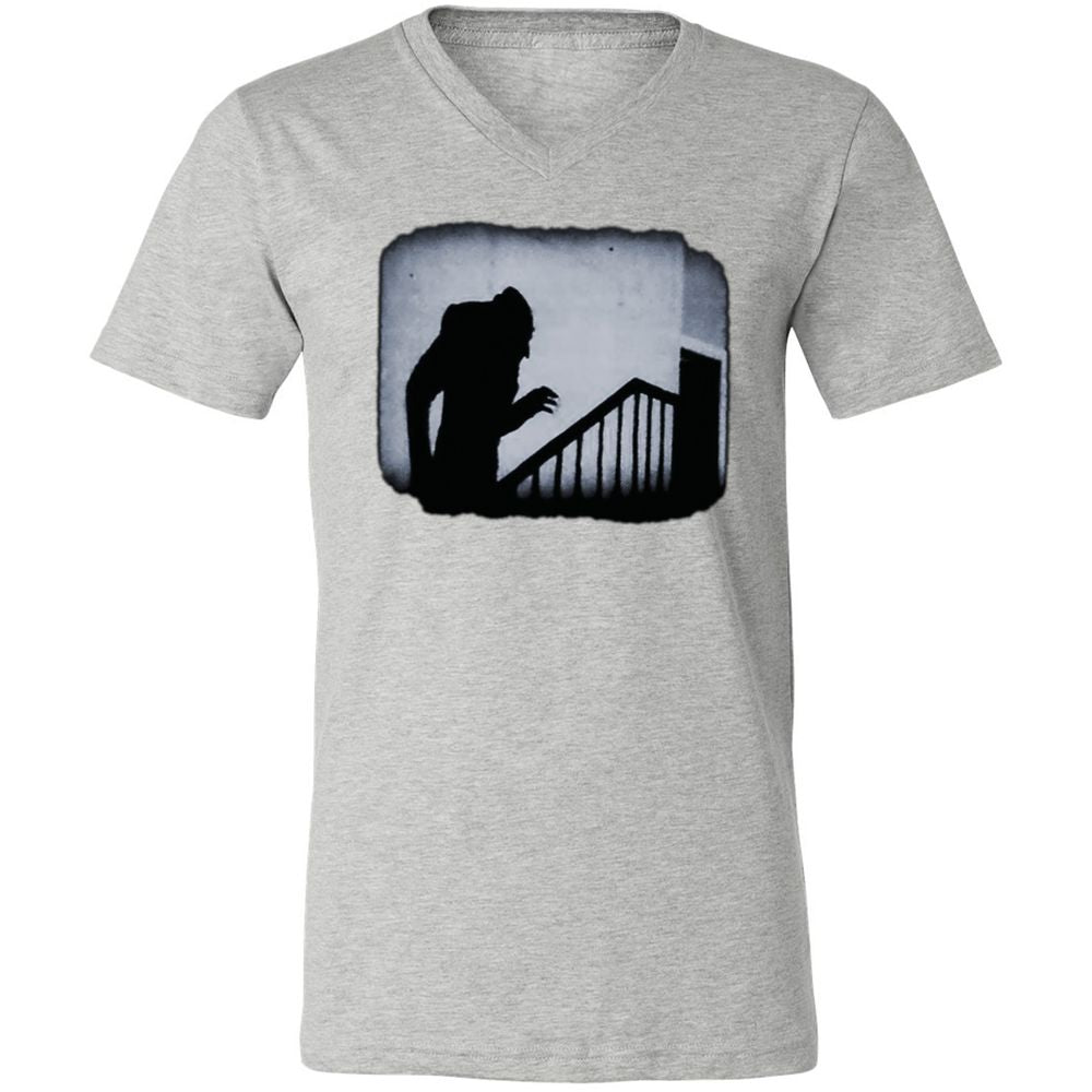 Unisex V-Neck T-Shirt - 2HDFAB66 - Athletic Heather - 7