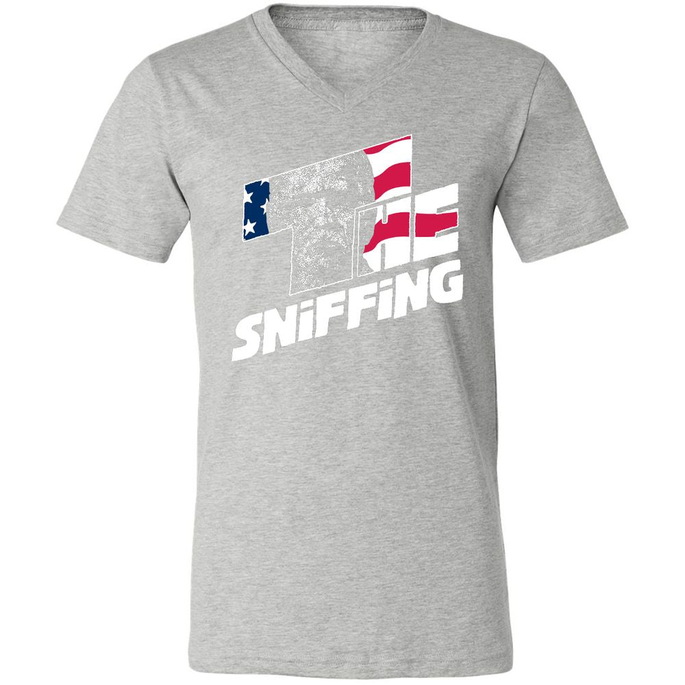 Unisex V-Neck T-Shirt - F8DRH4VS - Athletic Heather - 7