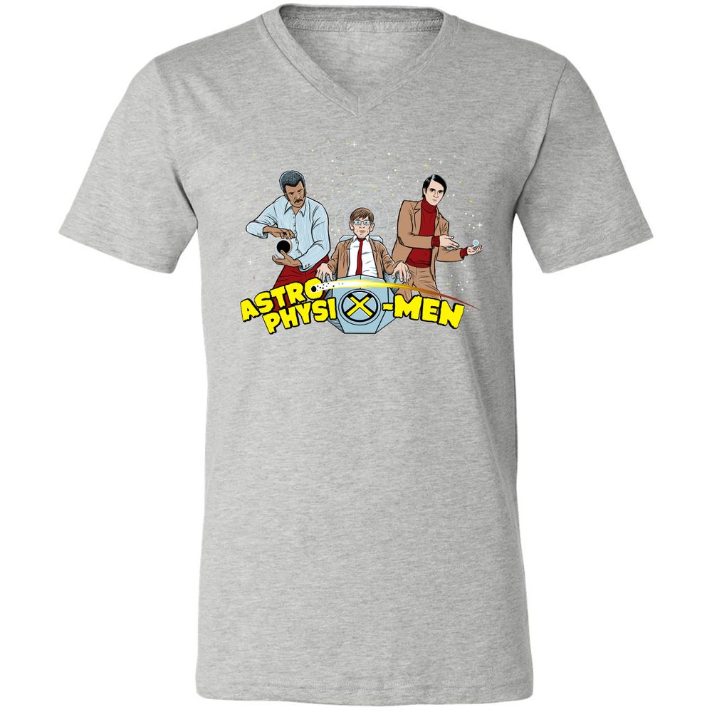 Unisex V-Neck T-Shirt - LW1P2QKU - Athletic Heather - 7