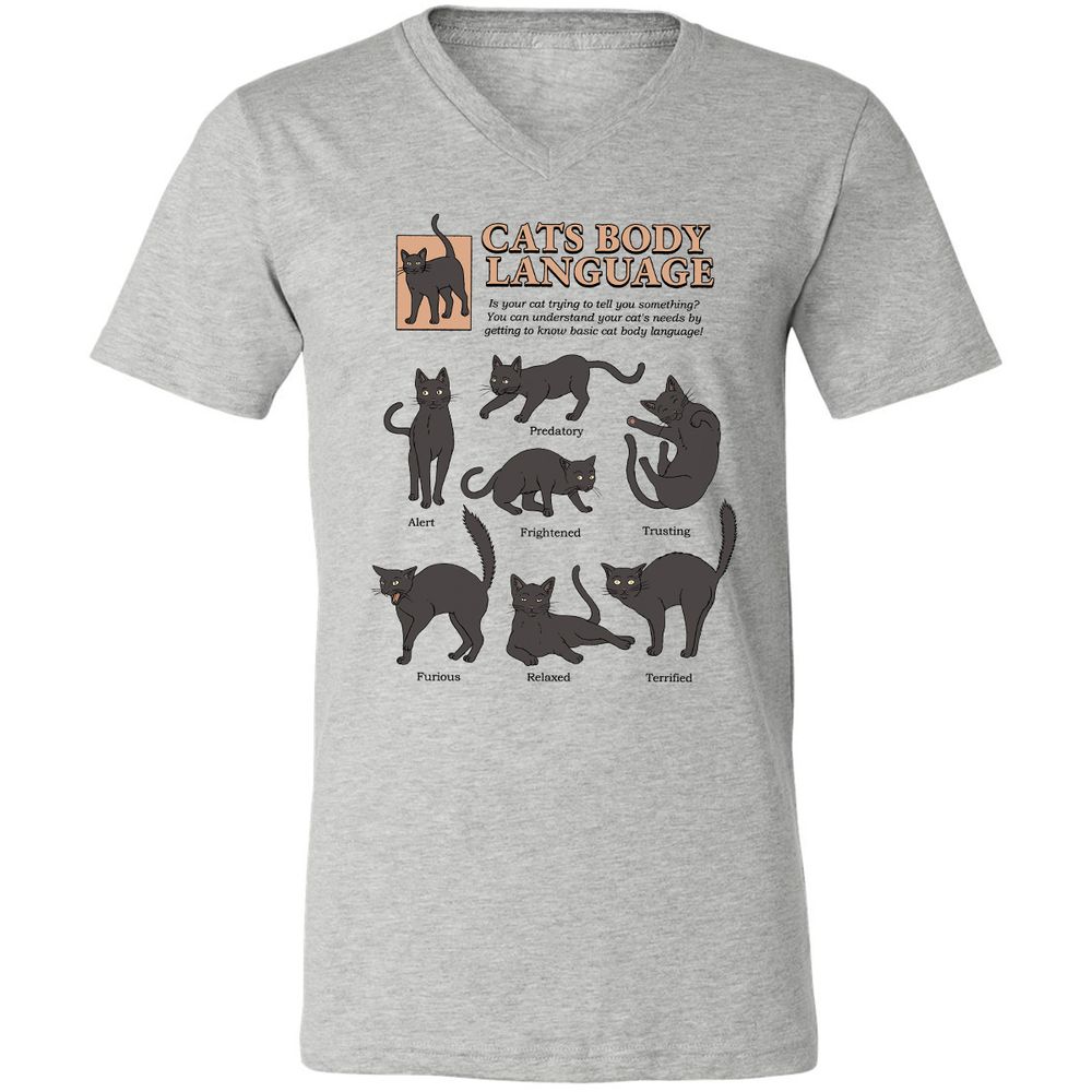 Unisex V-Neck T-Shirt - HB12YTB2 - Athletic Heather - 7