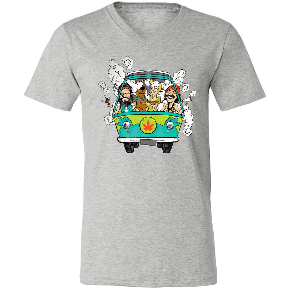 Unisex V-Neck T-Shirt - 417KPKT3 - Athletic Heather - 7