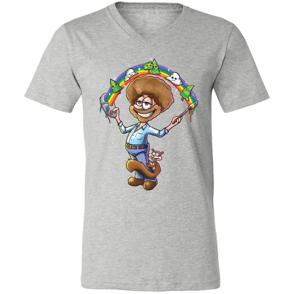 Unisex V-Neck T-Shirt - EVG9AS1B - Athletic Heather - 7