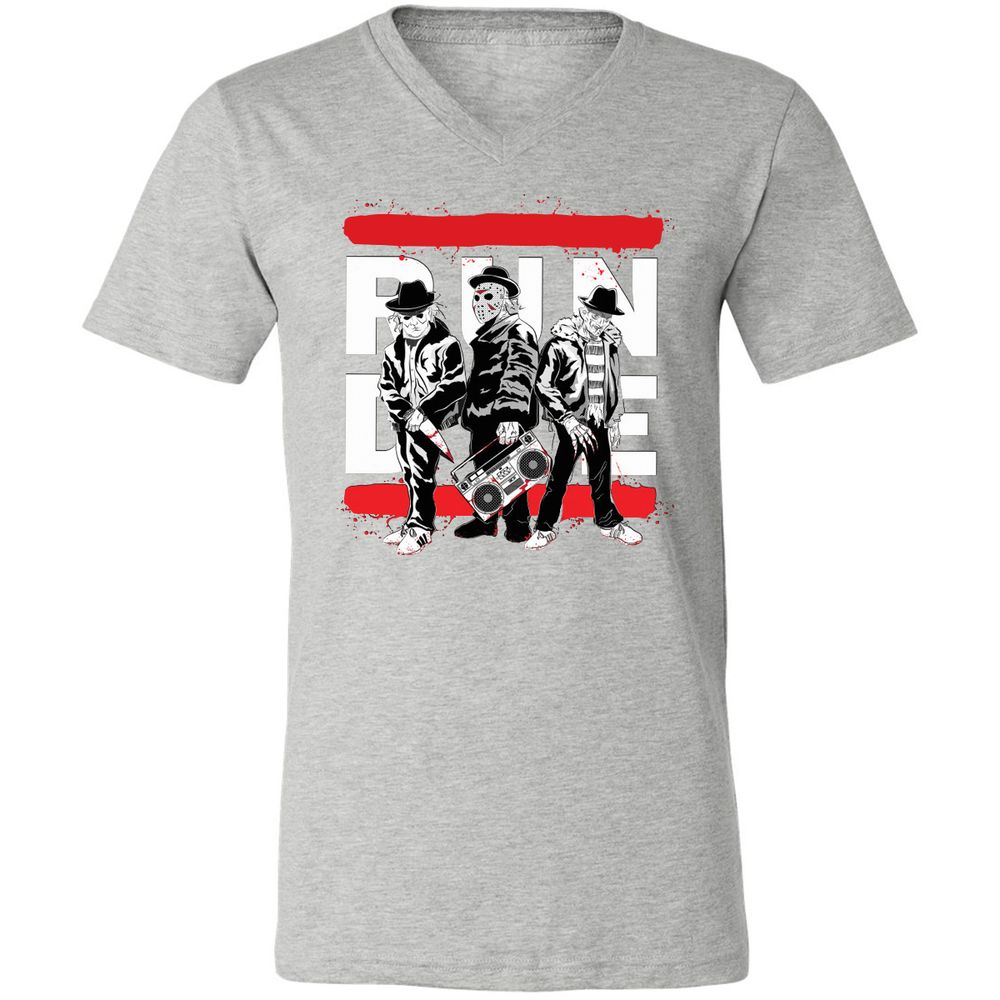 Unisex V-Neck T-Shirt - K5S81PRX - Athletic Heather - 7