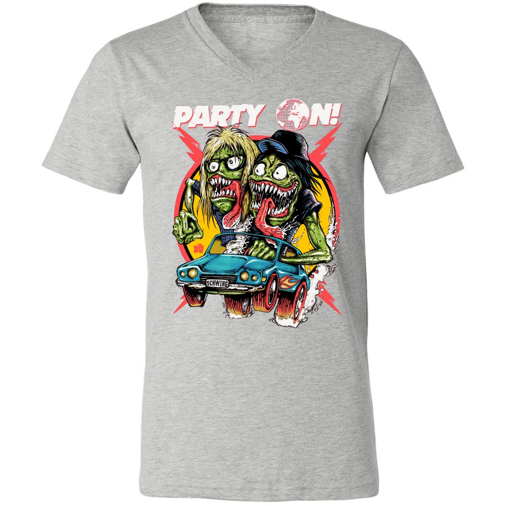 Unisex V-Neck T-Shirt - XLLB9NTX - Athletic Heather - 7