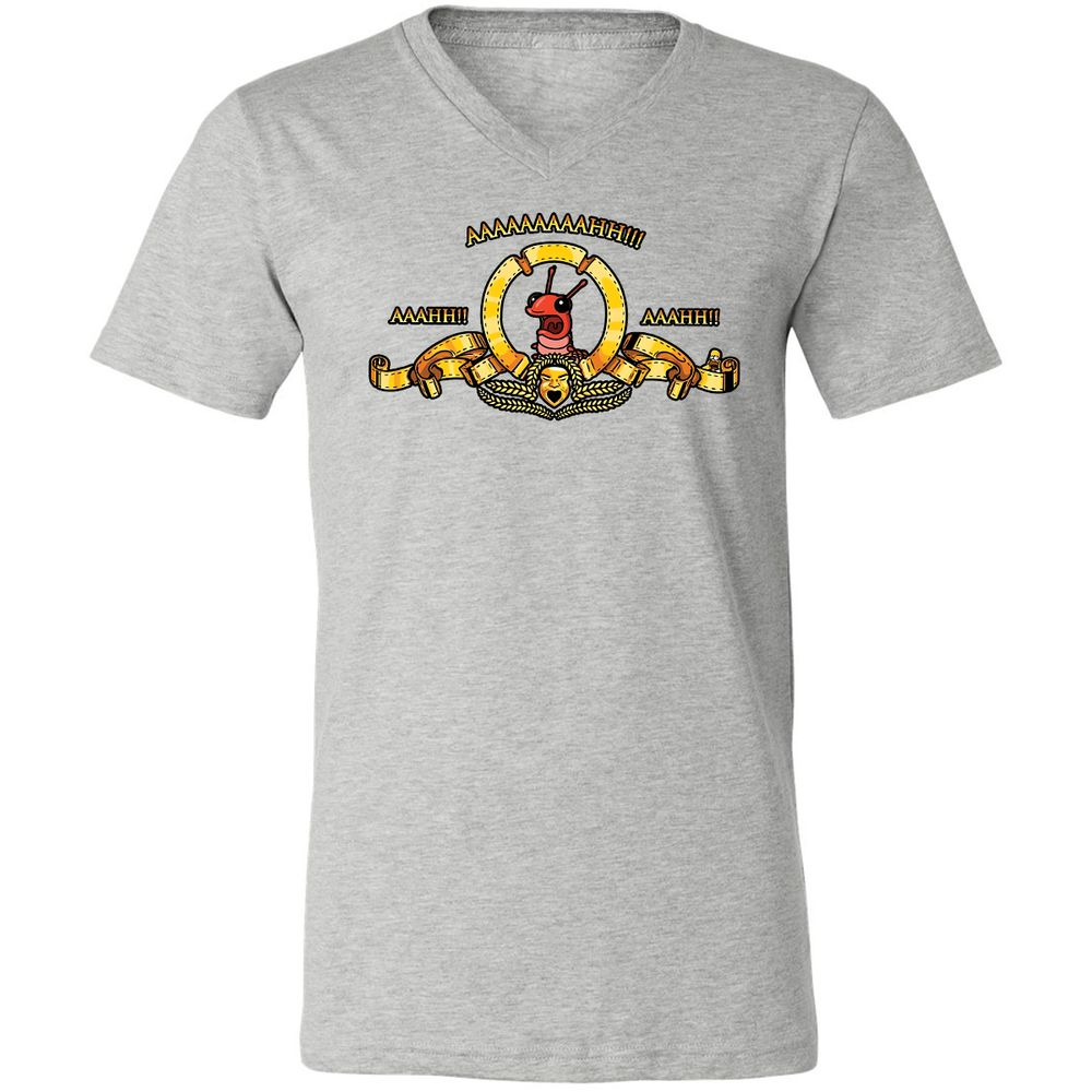 Unisex V-Neck T-Shirt - A257GX3S - Athletic Heather - 7