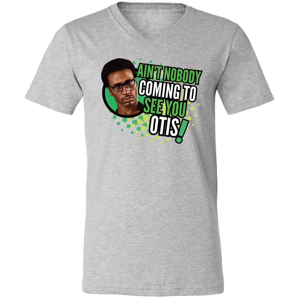 Unisex V-Neck T-Shirt - G3CNL2E7 - Athletic Heather - 7