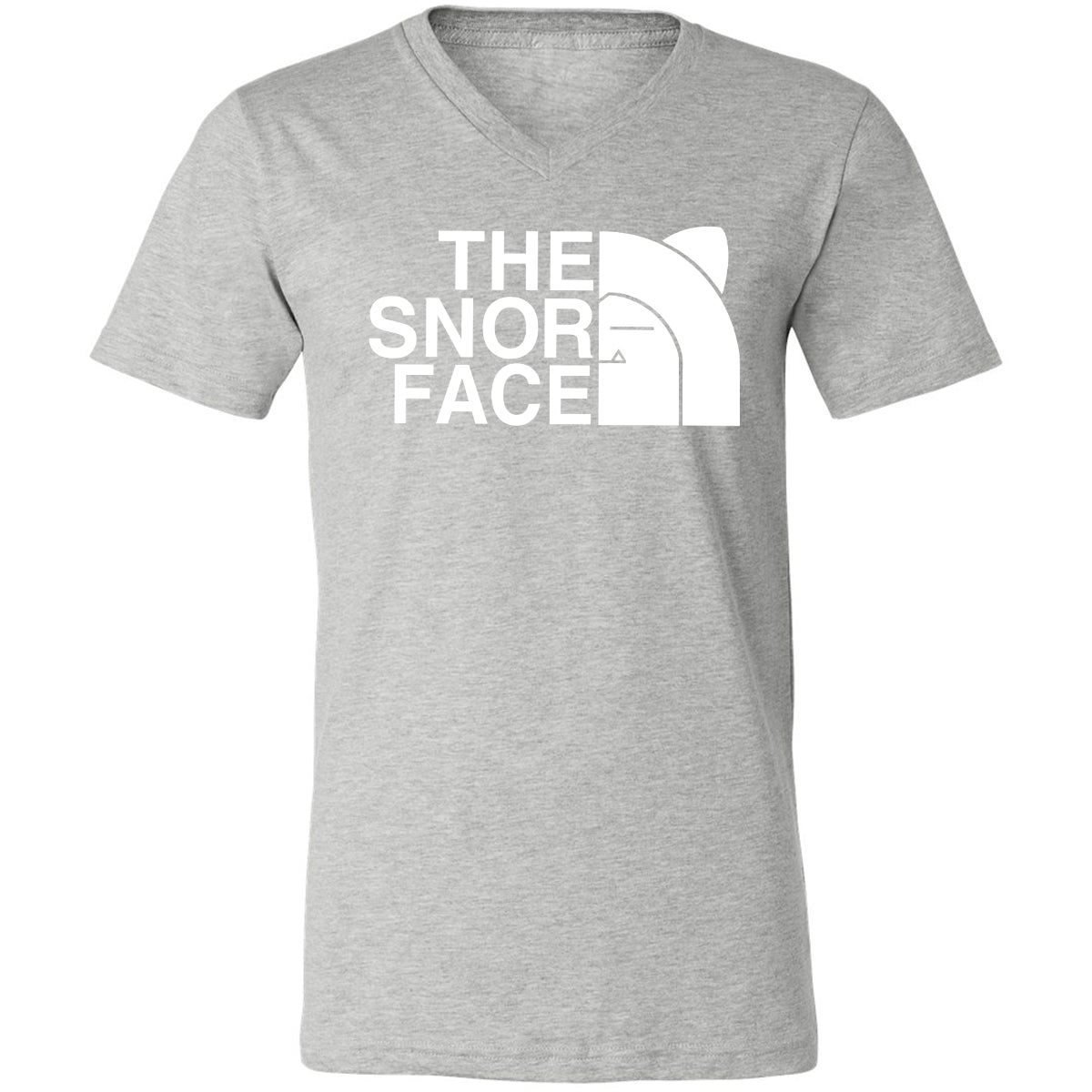Unisex V-Neck T-Shirt - FAS2J8HA - Athletic Heather - 7