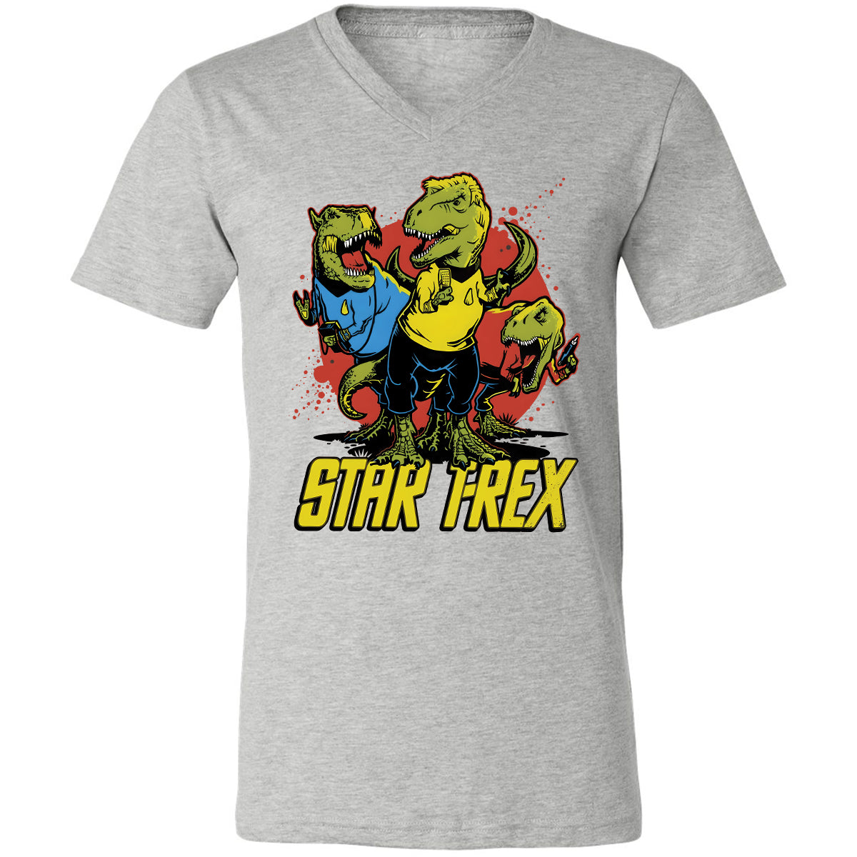 Unisex V-Neck T-Shirt - AWFF368G - Athletic Heather - 7