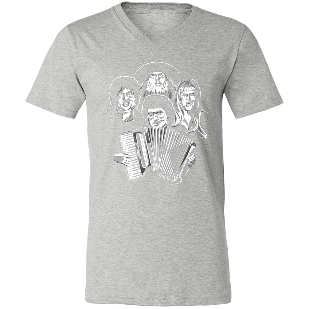 Unisex V-Neck T-Shirt - 38D1T2CC - Athletic Heather - 7