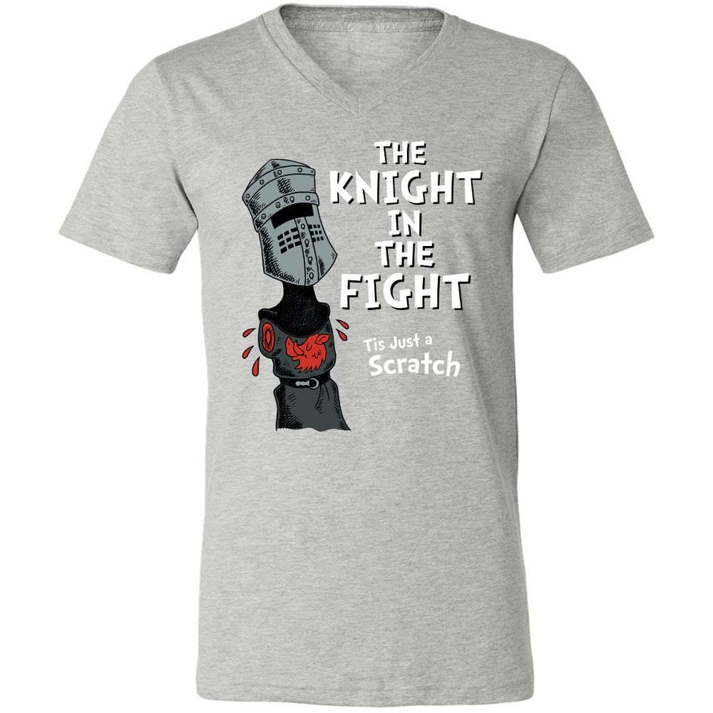 Unisex V-Neck T-Shirt - R5Z74CAH - Athletic Heather - 7