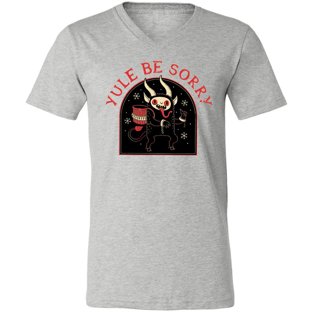 Unisex V-Neck T-Shirt - AU6GV39A - Athletic Heather - 7