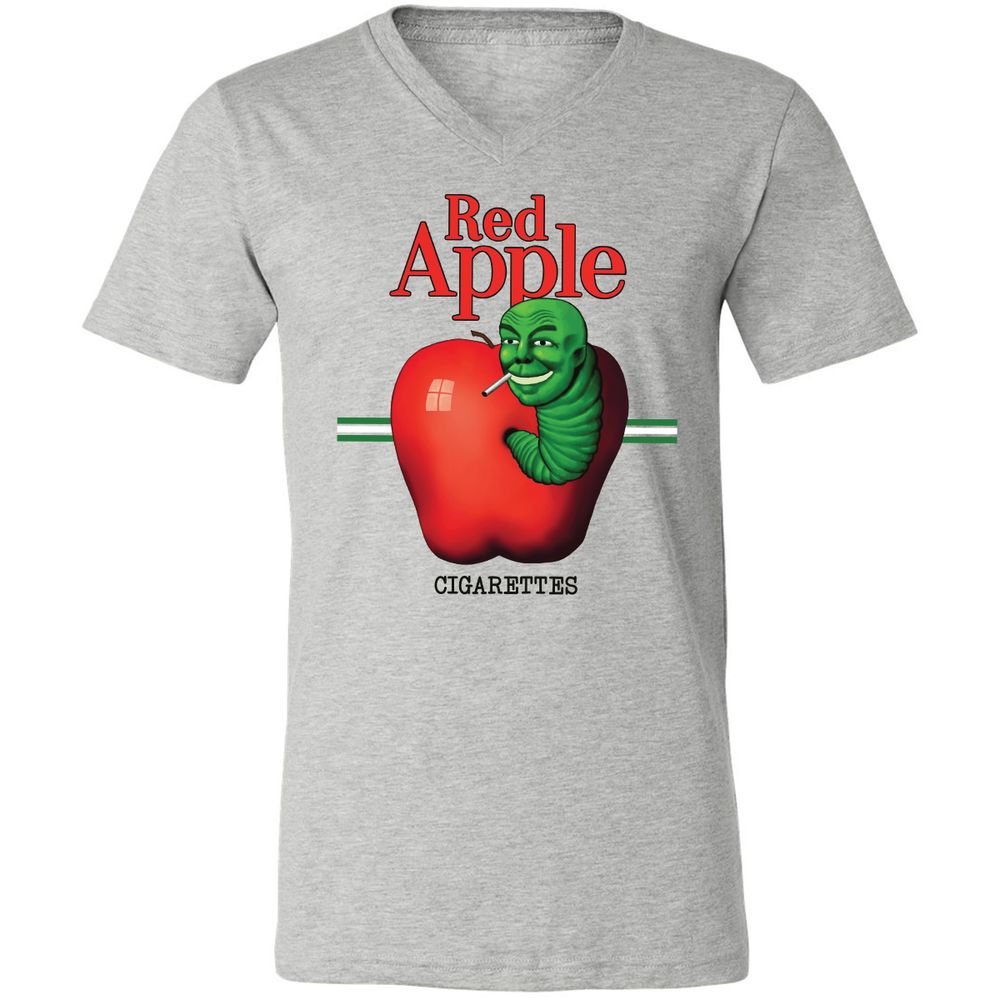 Unisex V-Neck T-Shirt - H1GKJLPJ - Athletic Heather - 7