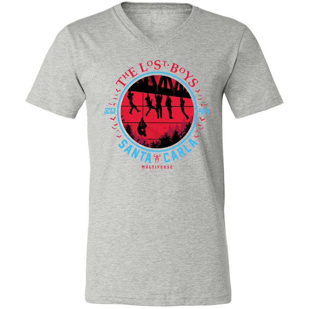 Unisex V-Neck T-Shirt - X2KL9M1C - Athletic Heather - 7
