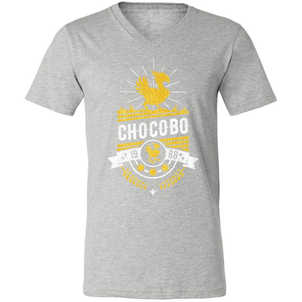 Unisex V-Neck T-Shirt - 16Q8U9QS - Athletic Heather - 7